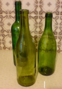 Empty Wine bottles